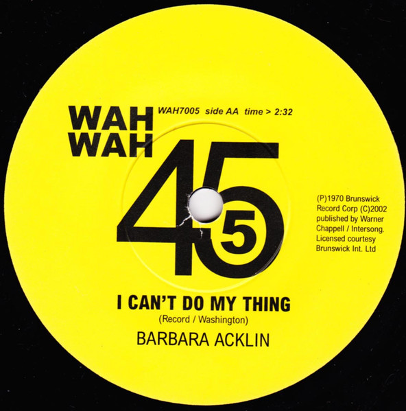 Piped Muzak No.9 (The Sound Of Young Scotland) / I Can't Do My Thing