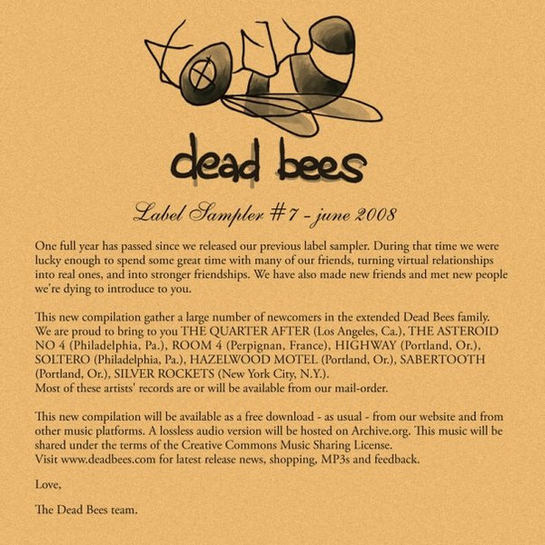 Dead Bees Records Label Sampler #7