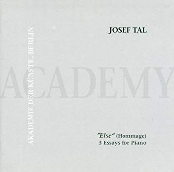 "Else" (Hommage) / 3 Essays For Piano