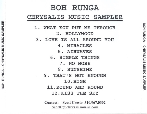 Chrysalis Music Sampler