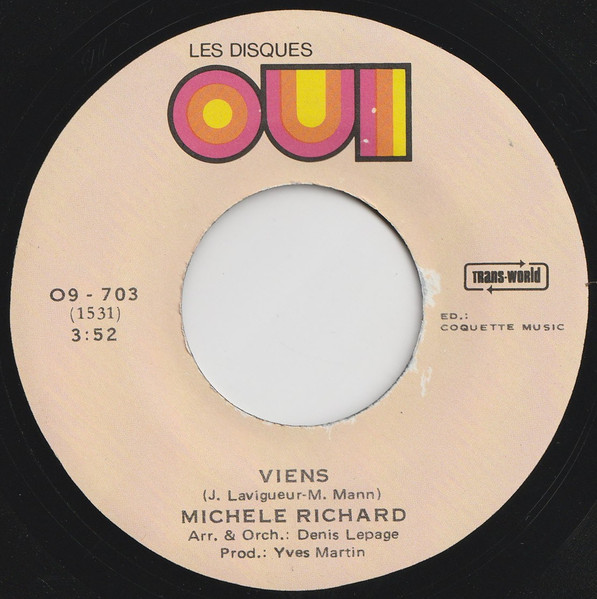 Viens / Dites-Lui Que Je L'Attend