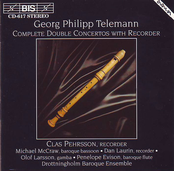 Complete Double Concertos With Recorder