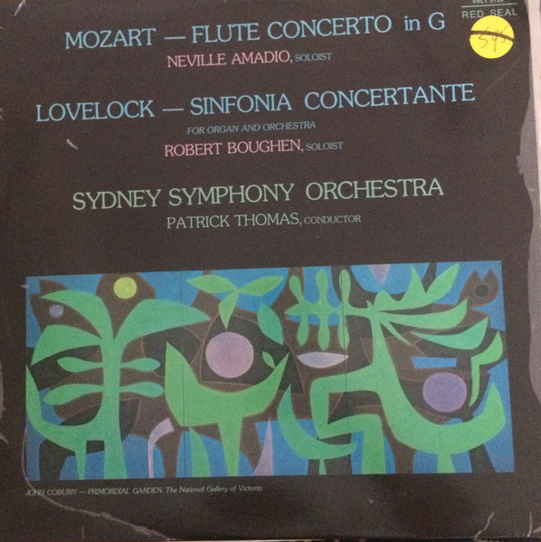 Mozart: Flute Concerto In G / Lovelock: Sinfonia Concertante For Organ And Orchestra