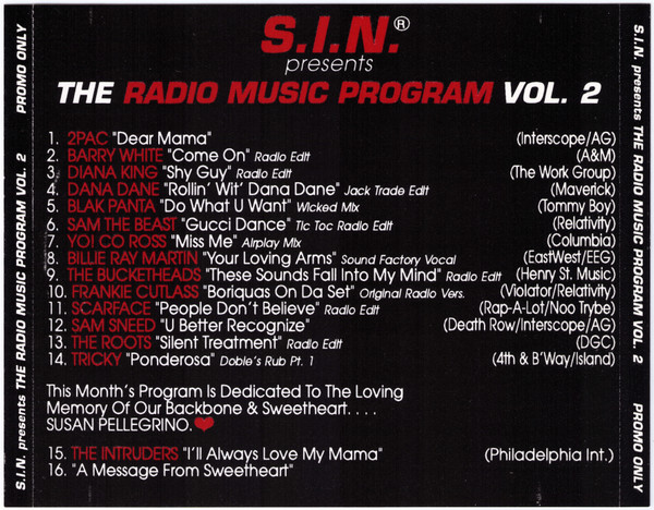S.I.N. Presents The Radio Music Program Vol. 2