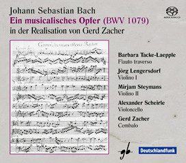 Ein Musicalisches Opfer (Bwv 1079) In Der Realisation von Gerd Zacher