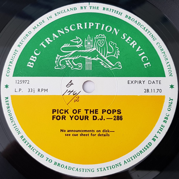 Pick Of The Pops For Your D.J.-286 / 287