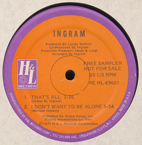 That's All / I Don't Want To Be Alone