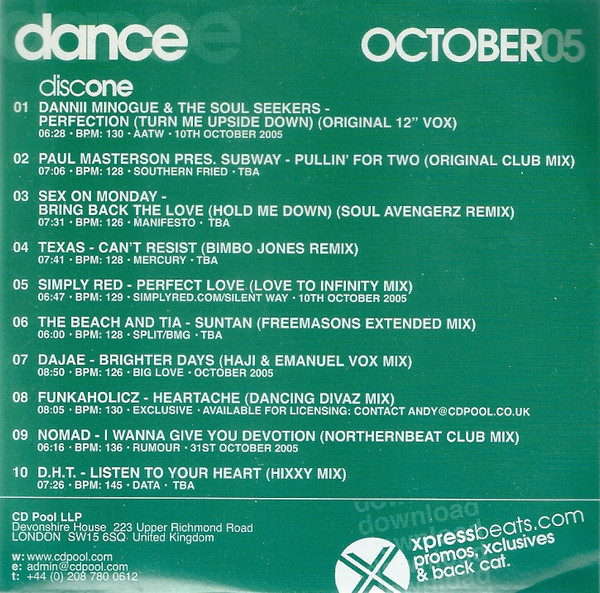 Dance October 05