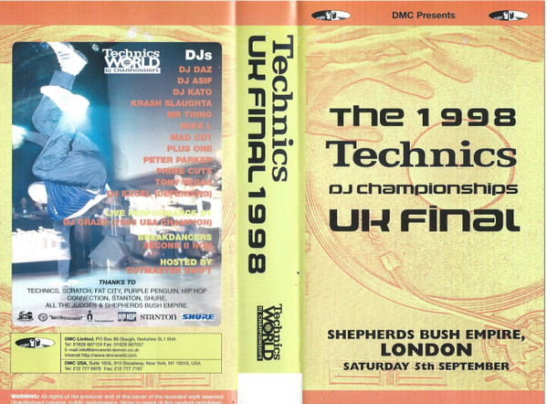The 1998 Technics DJ Championships Finals