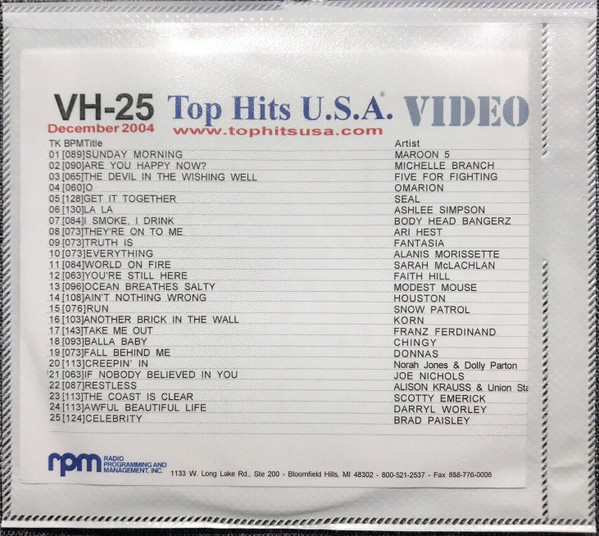 Top Hits U.S.A. December 2004