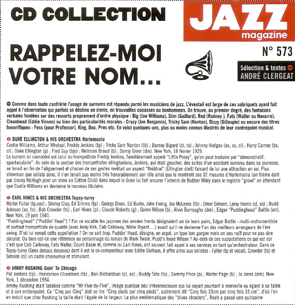 Rappelez-moi Votre Nom