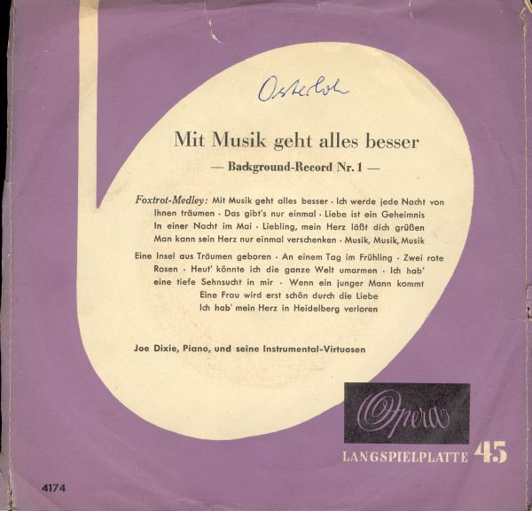 Mit Musik Geht Alles Besser (Background Record Nr. 1)