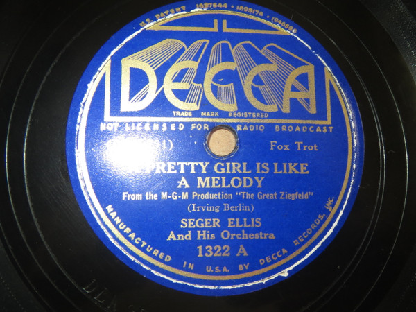 A Pretty Girl Is Like A Melody / I Know That You Know