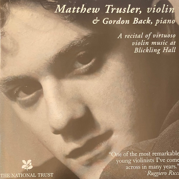A Recital Of Virtuoso Violin Music At Blickling Hall 