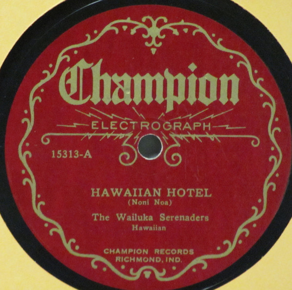 Hawaiian Hotel / Sugar Cane Rag