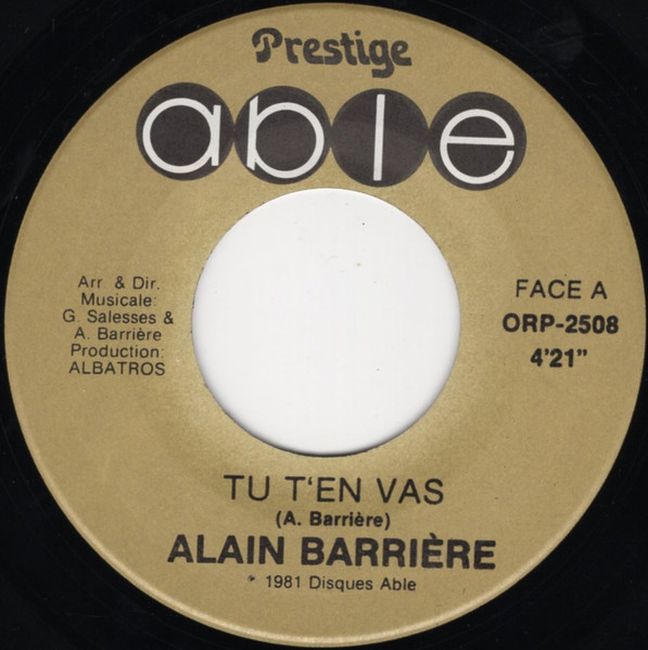 Tu T'en Vas