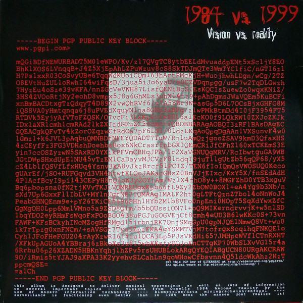 1984 Vs. 1999 (Vision Vs. Reality)