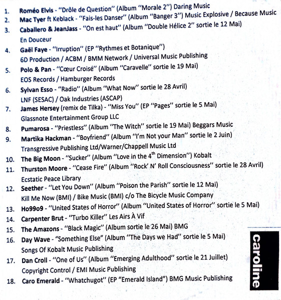 Caroline - Promo Sampler