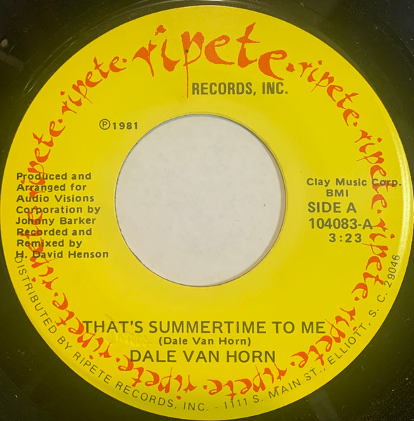 That's Summertime To Me