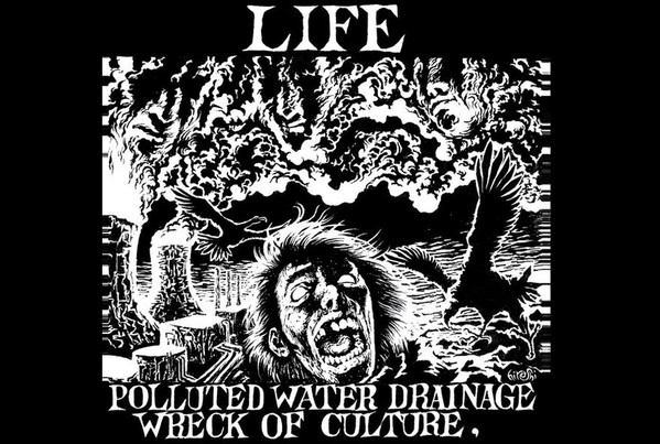 Polluted Water Drainage Wreck Of Culture