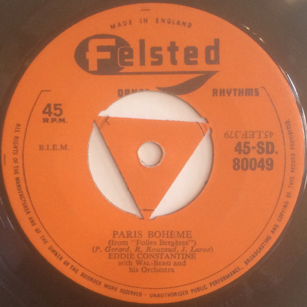 Paris Bohème / Je Suis-Tu Es