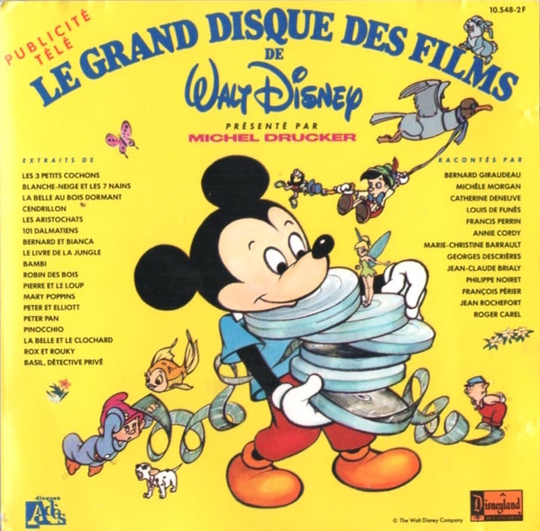 Le Grand Disque Des Films De Walt Disney