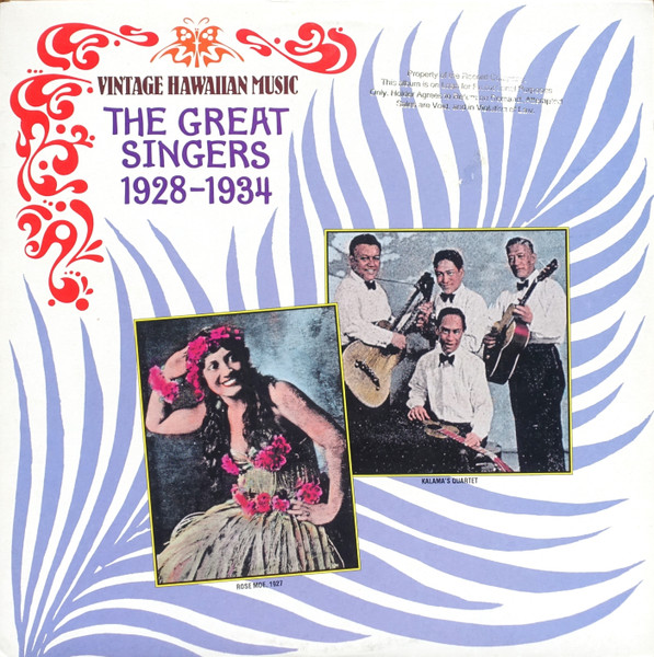 Vintage Hawaiian Music - The Great Singers 1928-1934