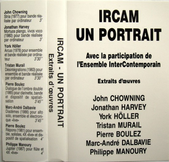 Ircam: Un Portrait, Extraits D'Œuvres