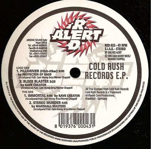 Cold Rush Records E.P.