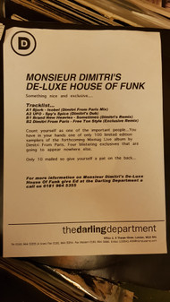 Monsieur Dimitri's De-Luxe House of Funk