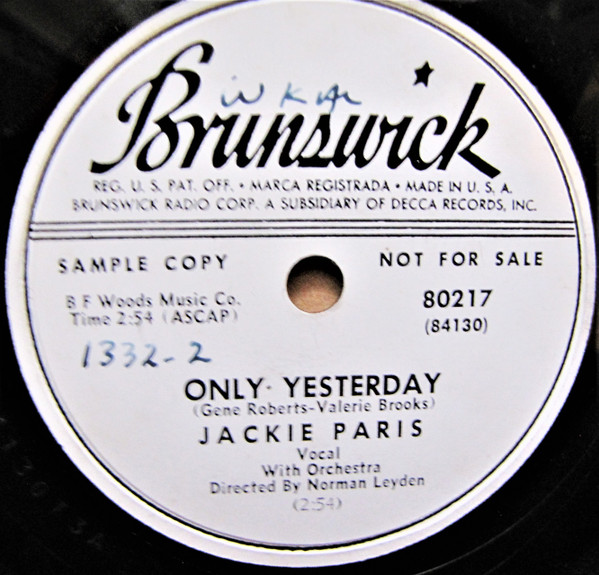 Only Yesterday / If Love Is Good To Me