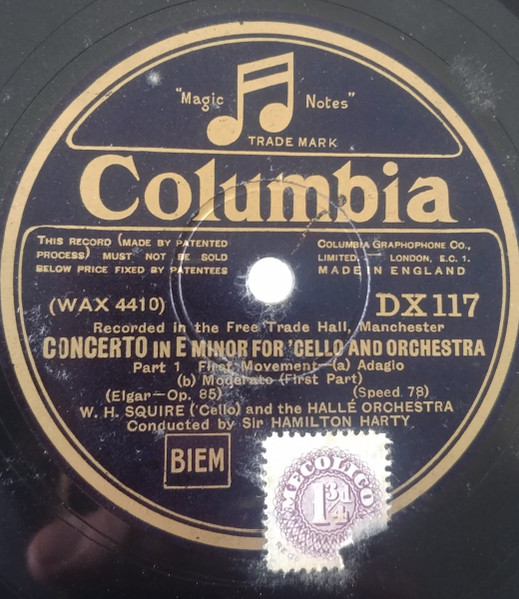 Concerto In E Minor For 'Cello And Orchestra, Op. 85