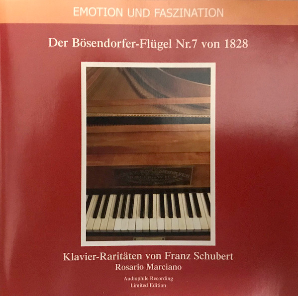 Klavier-Raritäten Von Franz Schubert - Der Bösendorfer-Flügel Nr.7 Von 1828