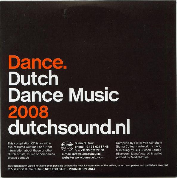 Dance. Dutch Dance Music 2008