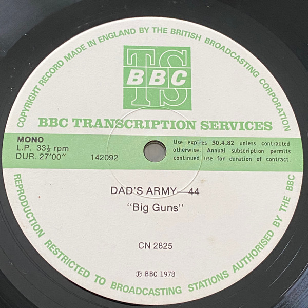 Dad’s Army (BBC Transcription Services)