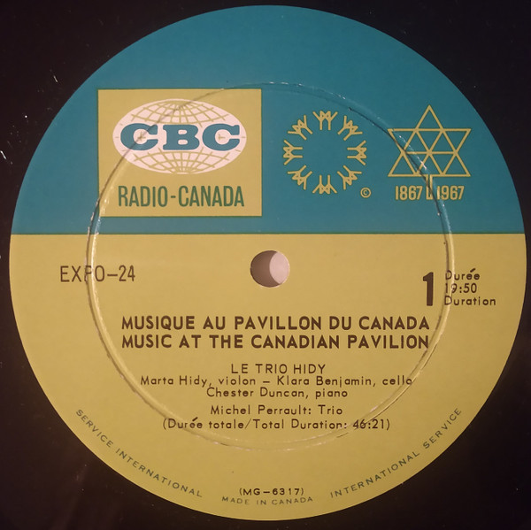 Musique Au Pavillon Du Canada = Music At The Canadian Pavilion