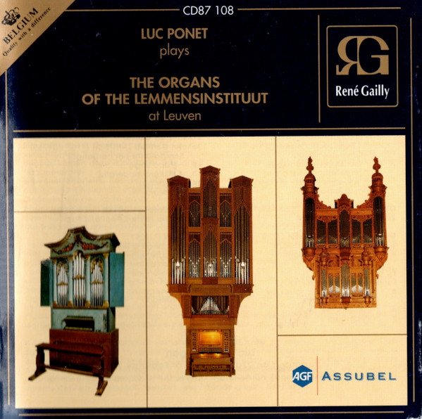Plays The Organs Of The Lemmensinstituut At Leuven