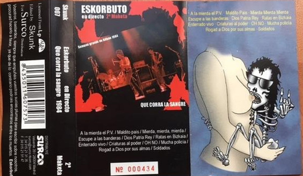 En Directo 2º Maqueta// Que Corra La Sangre 1984 