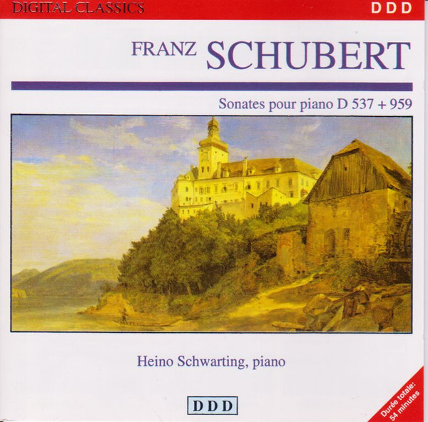 Sonates Pour Piano D 537 + 959