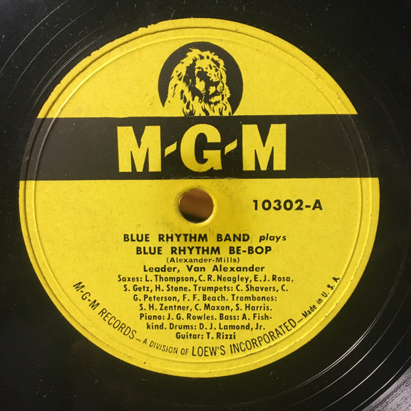 Blue Rhythm Be-bop / Blue Rhythm Jam