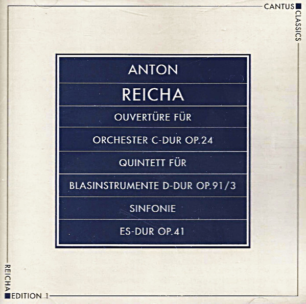 Ouvertüre Für Orchester C-Dur Op.24, Quintett Für Blasinstrumente D-Dur Op.91/3, Sinfonie Es-Dur Op.41