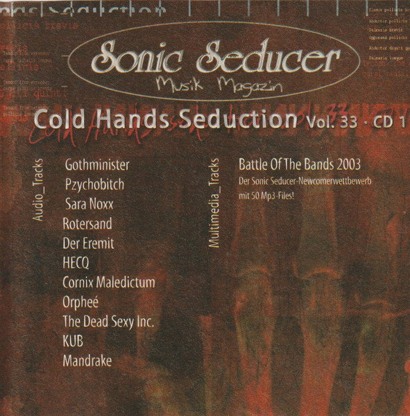 Sonic Seducer Cold Hands Seduction Vol. 33