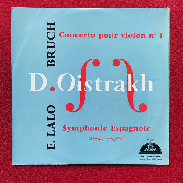 Concerto Pour Violon N° 1 / Symphonie Espagnole (Version Complète)