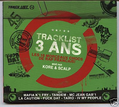 Tracklist 3 Ans
