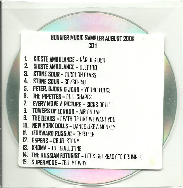 Bonnier Music Sampler August 2006 - CD 1