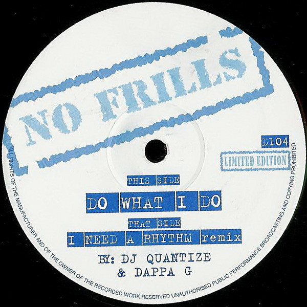 Do What I Do / I Need A Rhythm (Remix)