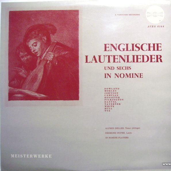 Englische Lautenlieder Und Sechs In Nomine
