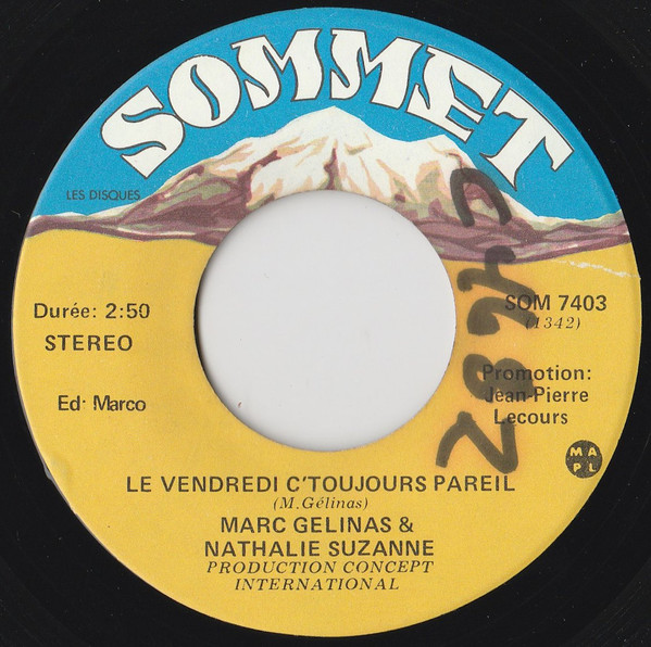 Le Vendredi C'Toujours Pareil / Ramene-Moi Sylvie