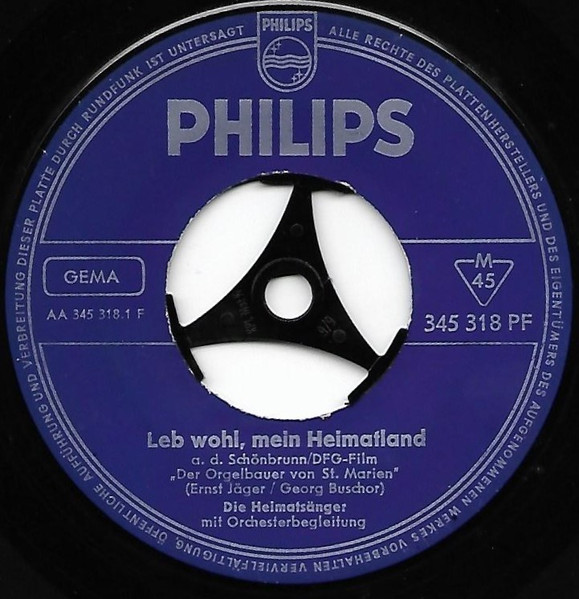 Leb Wohl, Mein Heimatland / Die Donauschiffer
