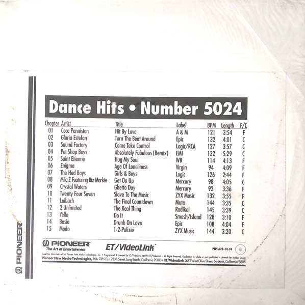 Dance Hits • Number 5024